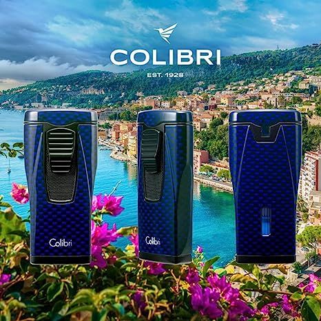 Colibri aanst. Triple Flame Monaco Carbon Fiber Blue