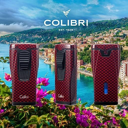 Colibri aanst. Triple Flame Monaco Carbon Fiber Red