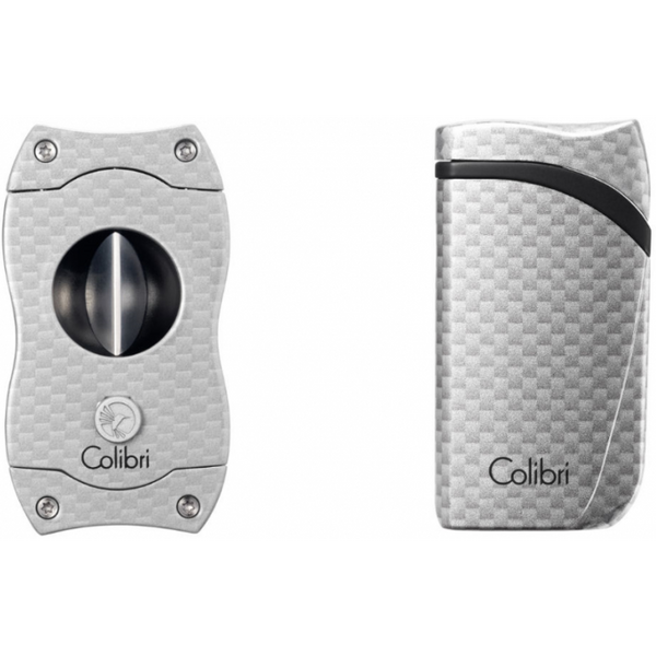 Colibri Gift Set Falcon Carbon + V-Cut Carbon Silver