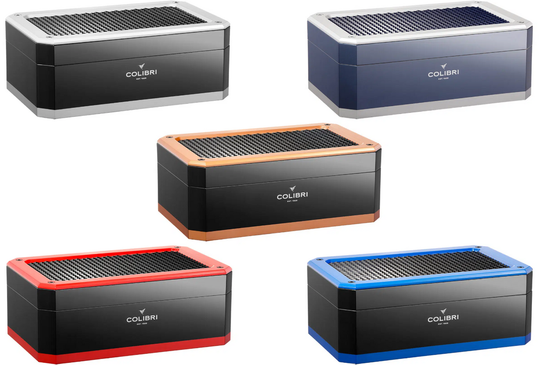 Colibri Humidor Rally Black/Rose gold