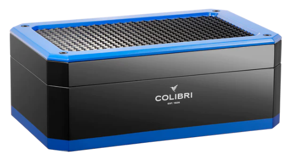 Colibri Humidor Rally Black/Blue