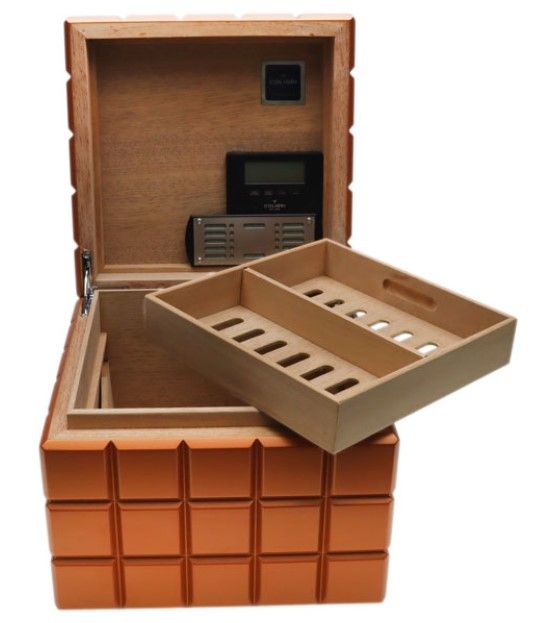 Colibri Humidor Heritage Cube Orange