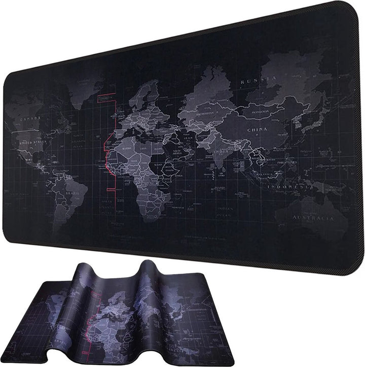 Bureau Gaming Onderlegger Wereldkaart - 80x30 CM