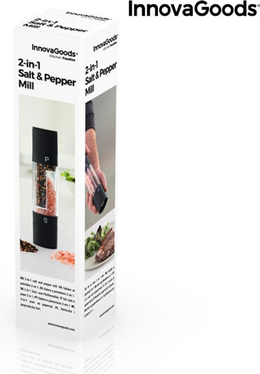 2 in 1 Peper- en Zoutmolen Duomil