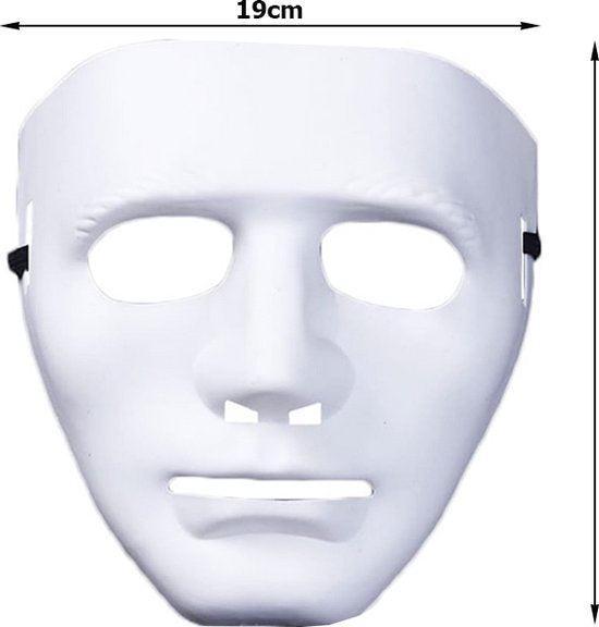 Witte Masker Halloween - Michael Myer Masker