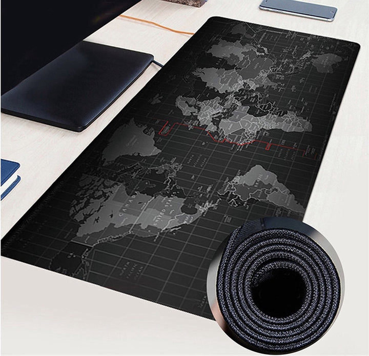 Bureau Gaming Onderlegger Wereldkaart - 80x30 CM