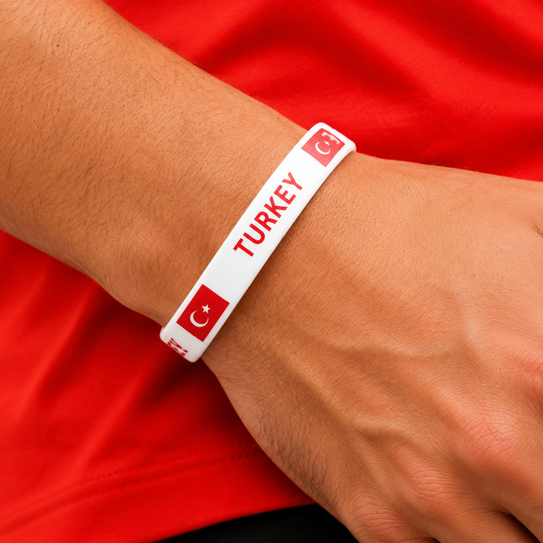 Turkije WK 2026 Fan Armband – Siliconen Polsband