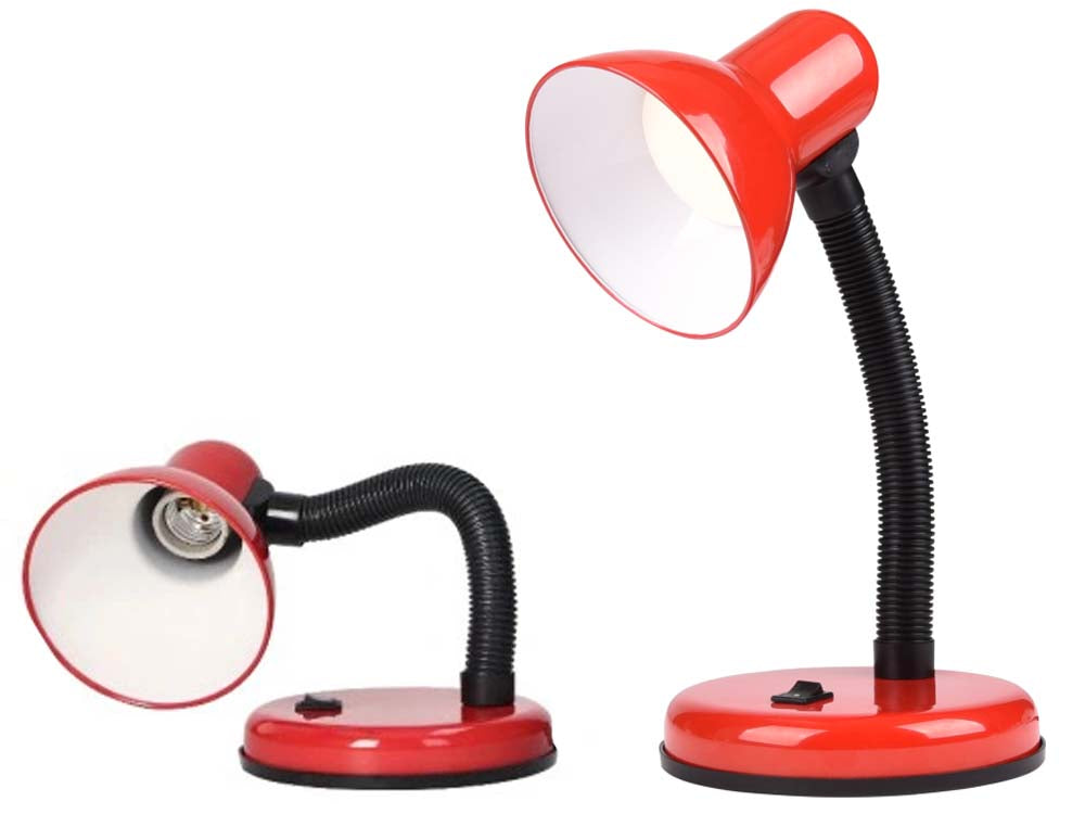 Verstelbare Schoolbureaulamp Rood