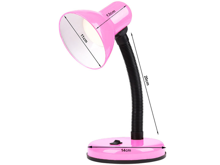 Verstelbare Schoolbureaulamp Roze