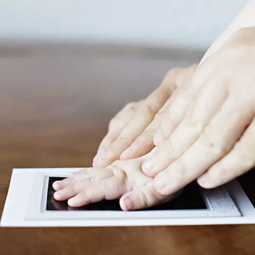 Leuke Baby Voet En Handafdruk - Inkt - Zwart