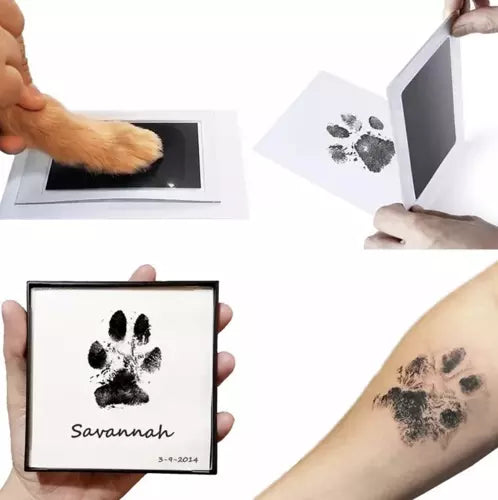 Leuke Baby Voet En Handafdruk - Inkt - Zwart