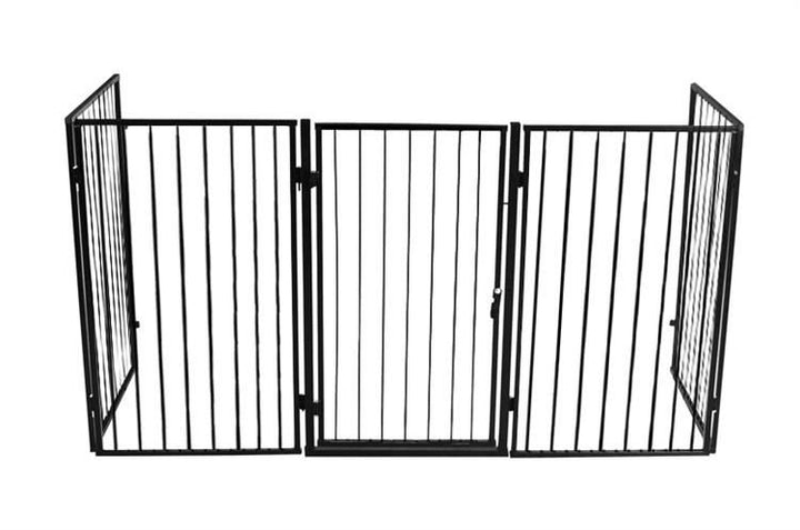 Haardscherm XXL - Veiligheidshek metaal 305 cm