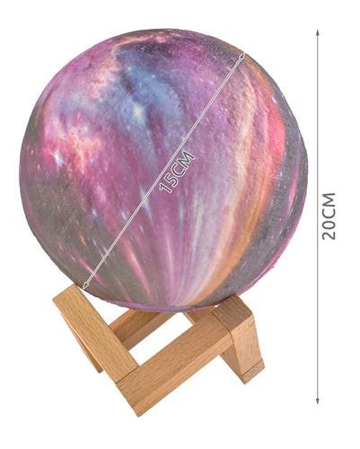 Maan Nachtlamp 16 Kleuren - 15 cm