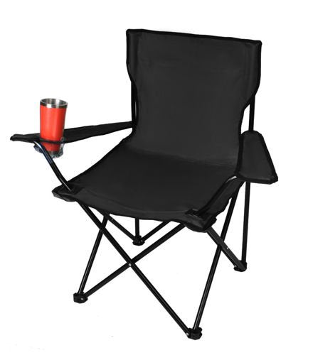 Camping Vouwstoel - Zwart