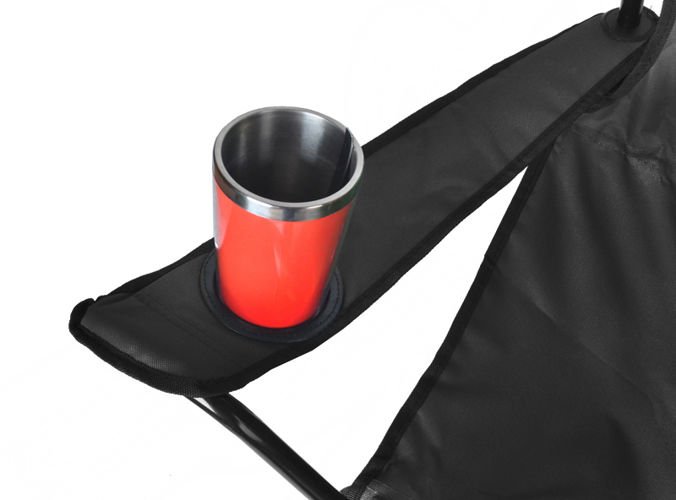 Camping Vouwstoel - Zwart
