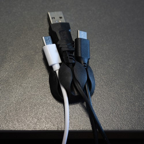 Kabel Organizer 10 stuks - Zelfklevend - Zwart