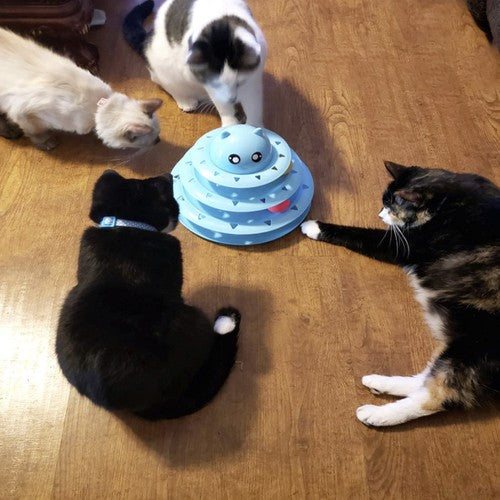 Kattenspeelgoed - Toren met ballen