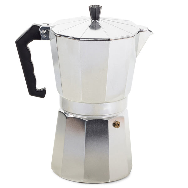 Espresso Moka Maker Percolator 12 kops - Zilver