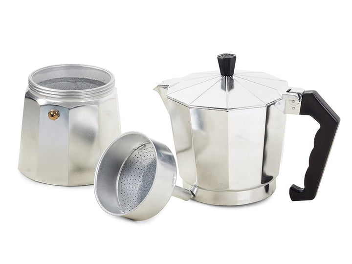 Espresso Moka Maker Percolator 12 kops - Zilver