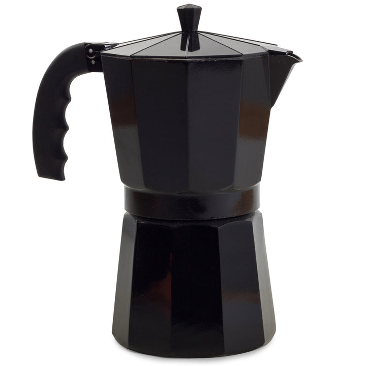 Espresso Moka Maker Percolator 12 kops - Zwart