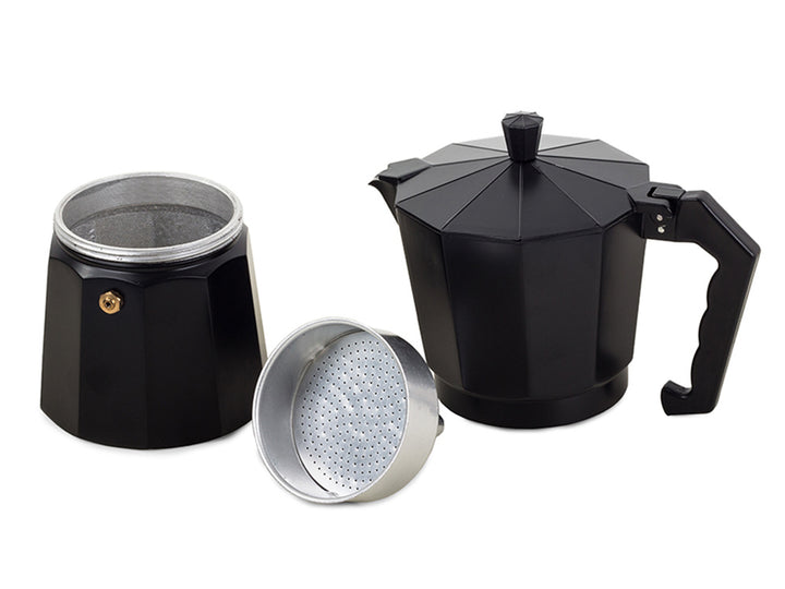 Koffie Percolator 3 Kops - Zwart