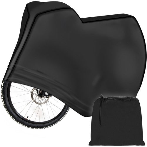 Waterdichte Fietshoes Met Opbergtas - Scooterhoes - Zwart