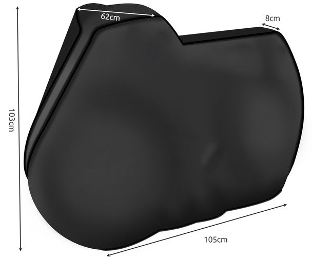 Waterdichte Fietshoes Met Opbergtas - Scooterhoes - Zwart