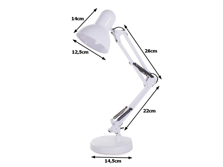 Bureaulamp Retro - Wit