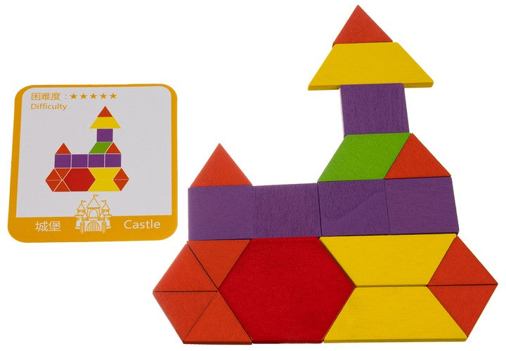 Houten Educatieve Puzzel