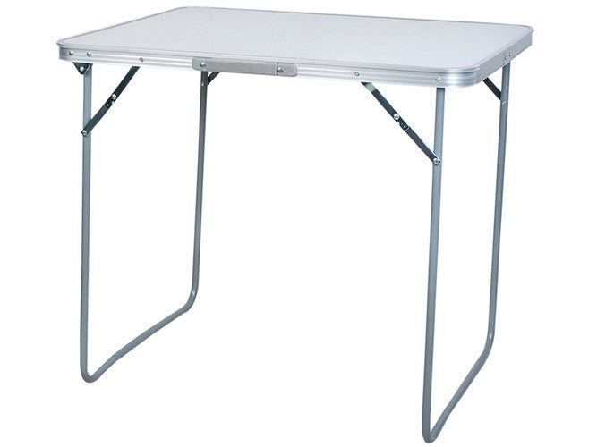 Opklapbaar Campingtafel - 80 x 70 cm - Wit