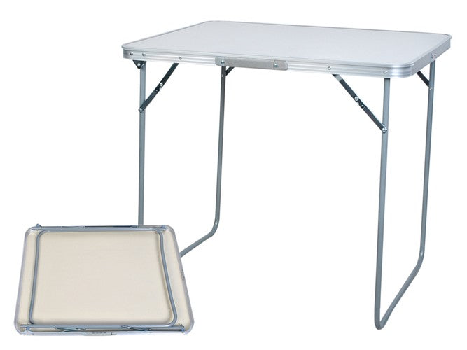 Opklapbaar Campingtafel - 80 x 70 cm - Wit