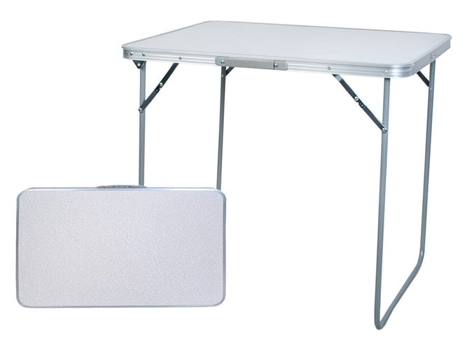 Opklapbaar Campingtafel - 80 x 70 cm - Wit