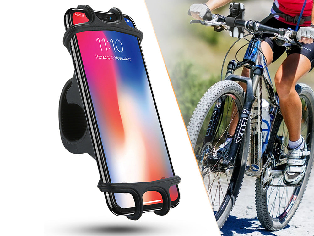 telefoonhouder Fiets - Zwart