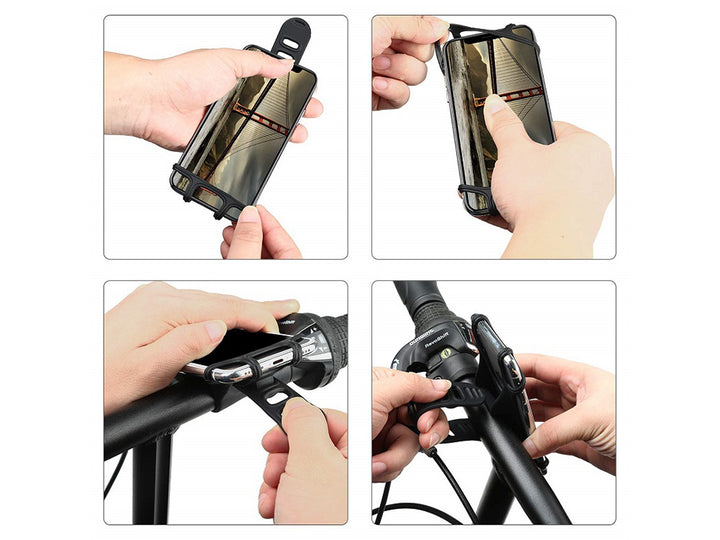 telefoonhouder Fiets - Zwart