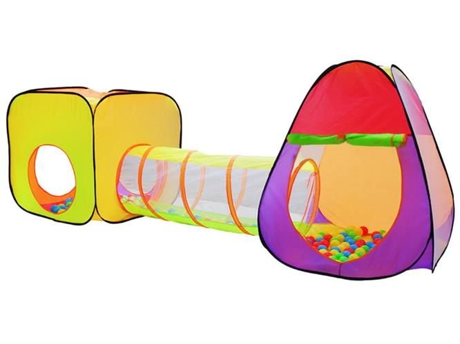 Iglo Kindertent met Tunnel - 200 ballen