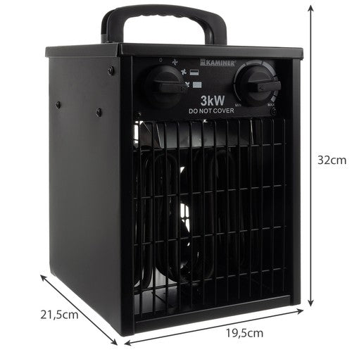 Kaminer Elektrische Heater met Ventilator 3000W