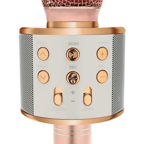 Karaoke Microfoon - Rosé  Goud
