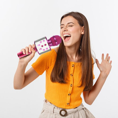 Karaoke Microfoon - Roze