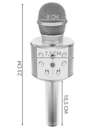 Karaoke Microfoon - Zilver