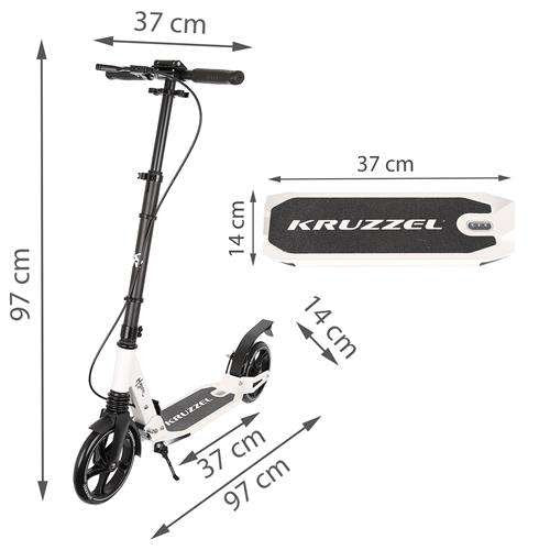 Opvouwbaar Step Voor Volwassenen -  Hyperion City Scooter - Wit