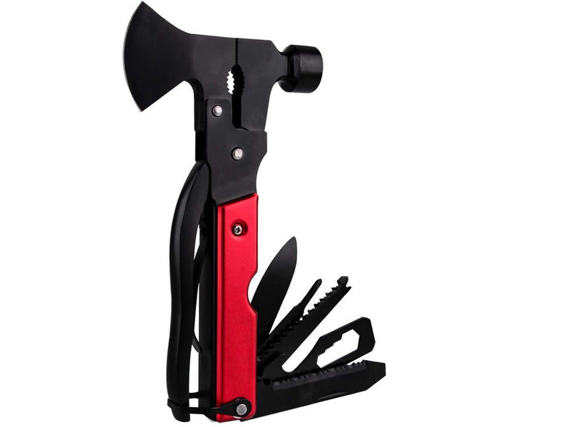 17-in-1 Outdoor Multitool - Rood