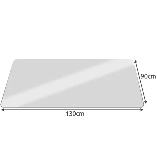 Vloerbeschermer - 90x130cm - Transparant