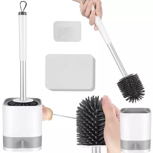 Siliconen Toiletborstel Met Houder
