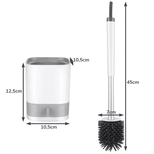 Siliconen Toiletborstel Met Houder