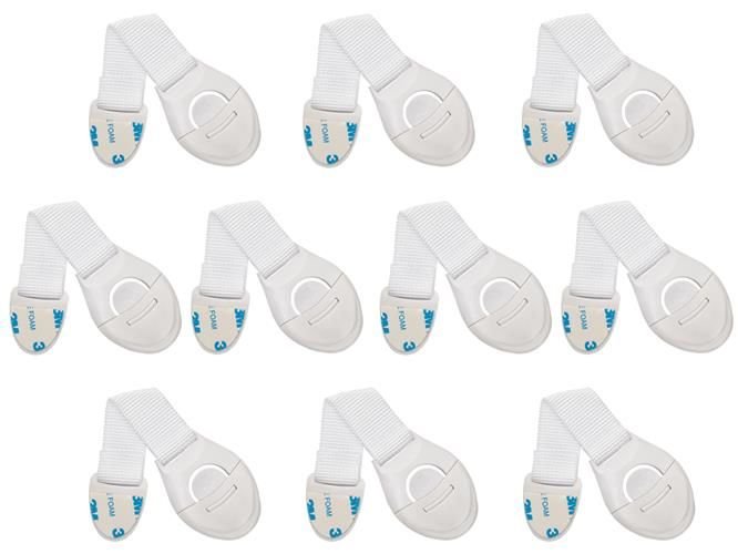 Kastbeveiliging 10 stuks - Kinderslot Kastjes - Wit