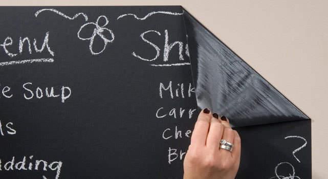 Zelfklevend krijtbord voor tekenen