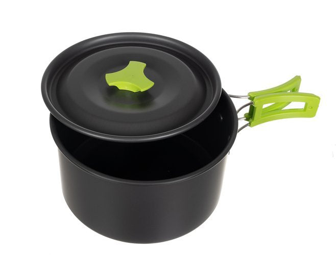 17-delig Camping Outdoor Kookset