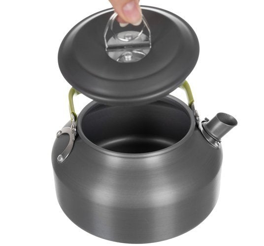 17-delig Camping Outdoor Kookset