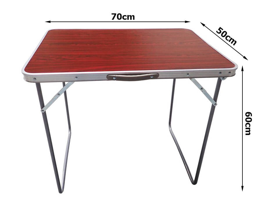 Opvouwbare Campingtafel - Bruin Houten Look