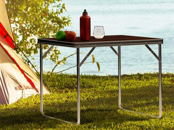 Opvouwbare Campingtafel - Bruin Houten Look